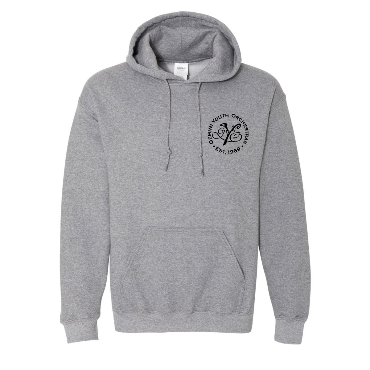 GYO Embroidered ADULT Pull Over Hoodie